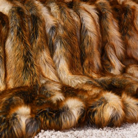 luxury fur throws for sofas